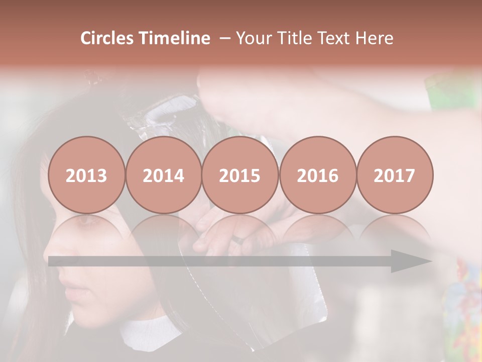 Women Haircare Work PowerPoint Template