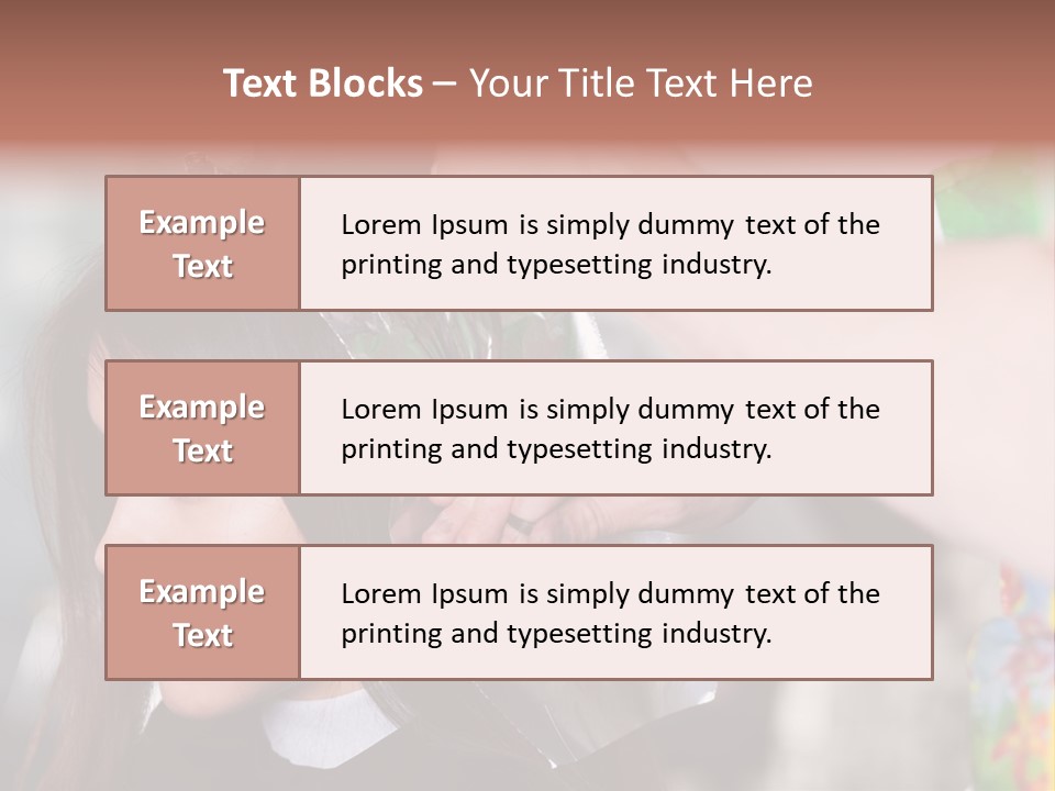 Women Haircare Work PowerPoint Template