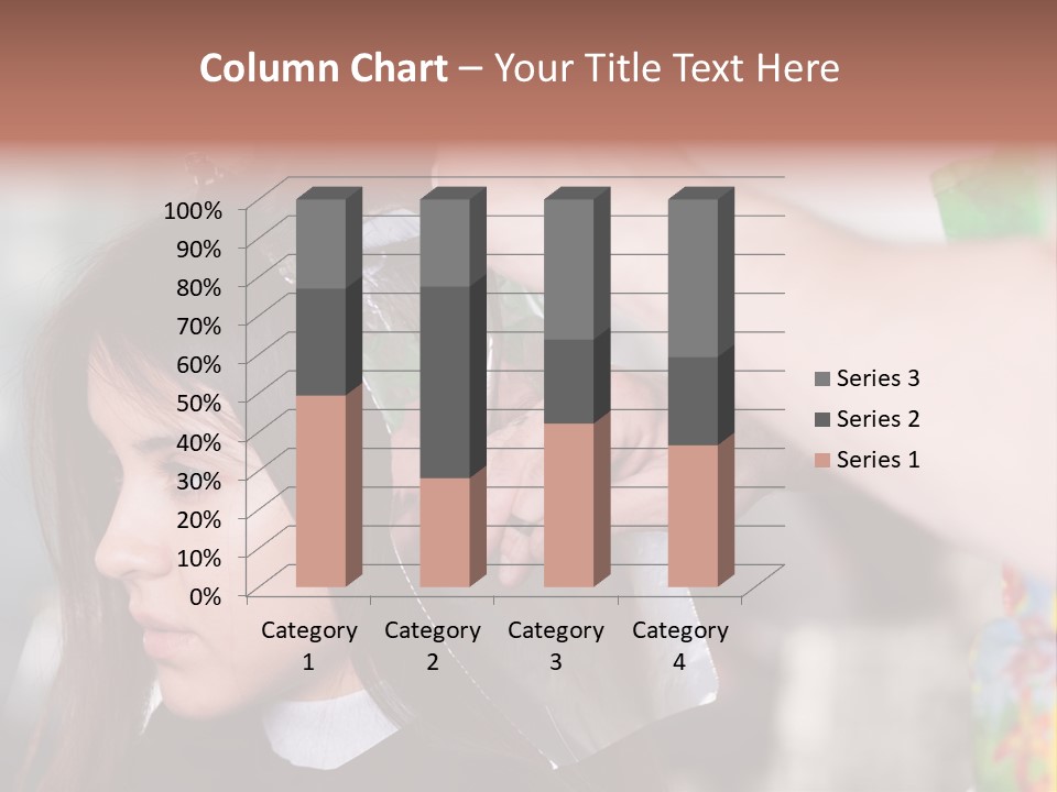 Women Haircare Work PowerPoint Template