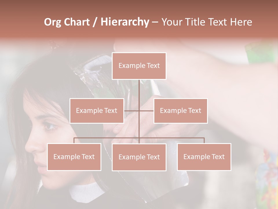 Women Haircare Work PowerPoint Template