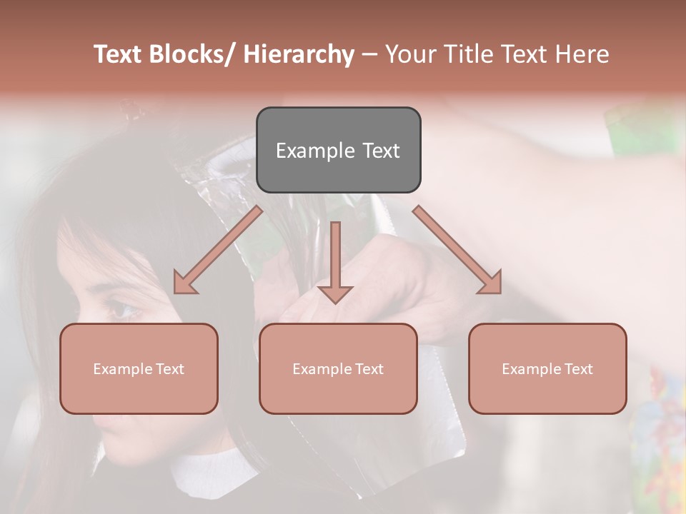 Women Haircare Work PowerPoint Template