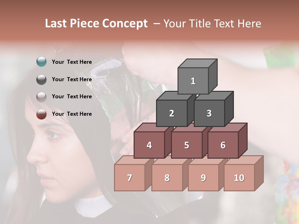 Women Haircare Work PowerPoint Template