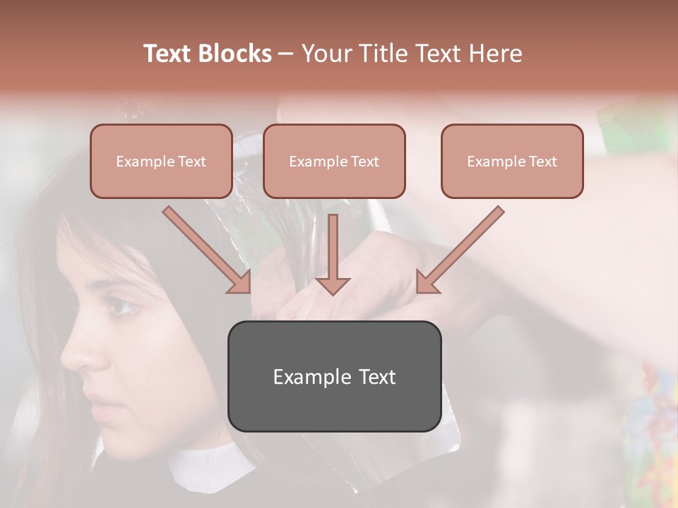 Women Haircare Work PowerPoint Template