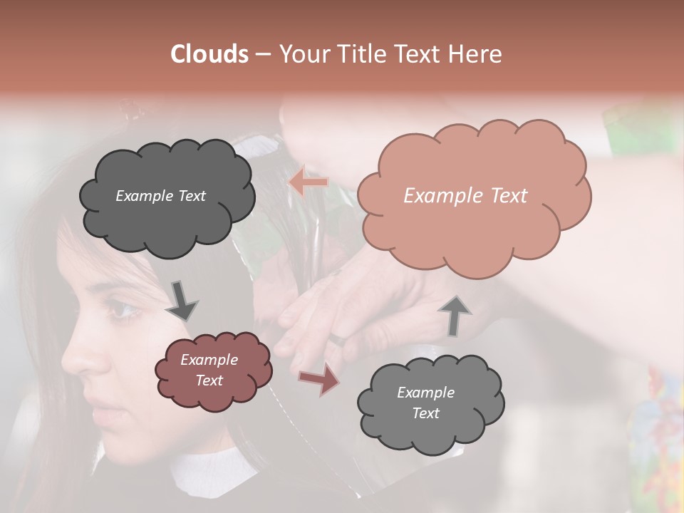 Women Haircare Work PowerPoint Template