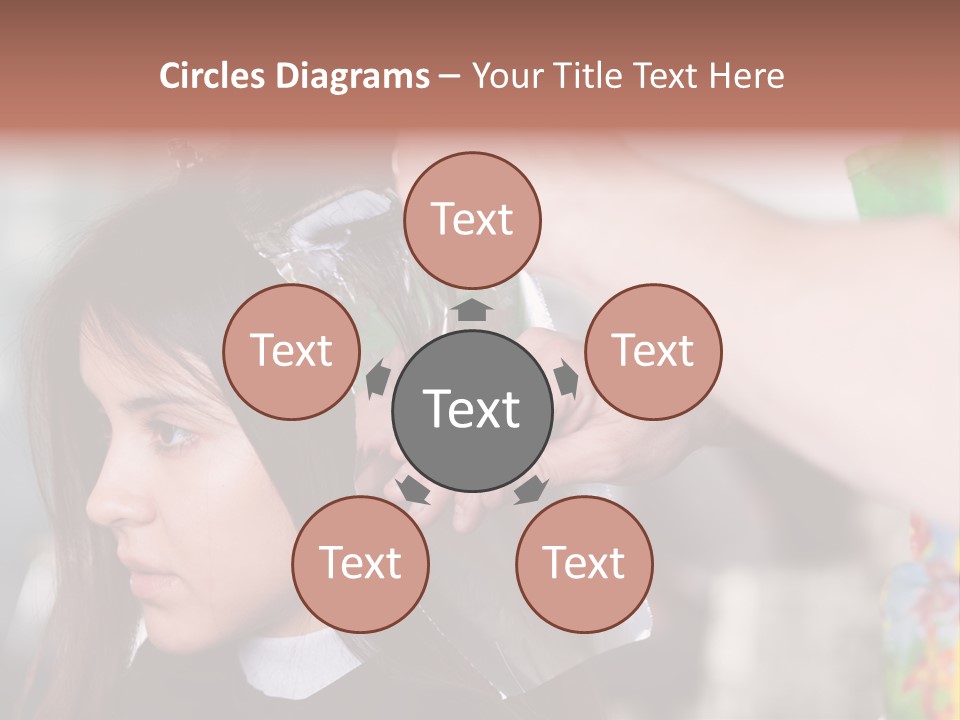 Women Haircare Work PowerPoint Template