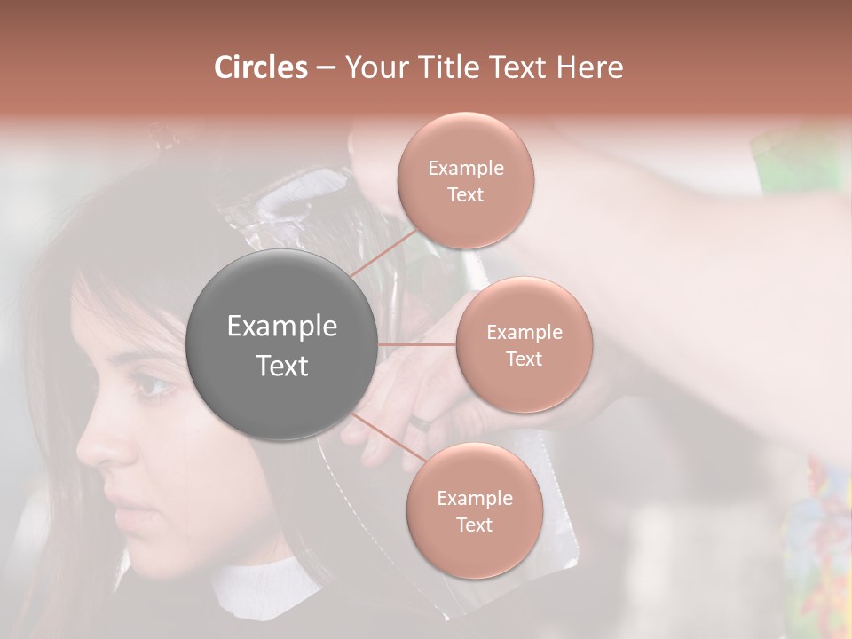 Women Haircare Work PowerPoint Template