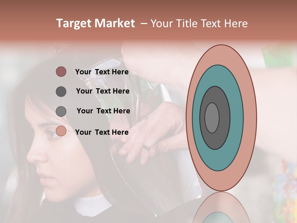 Women Haircare Work PowerPoint Template