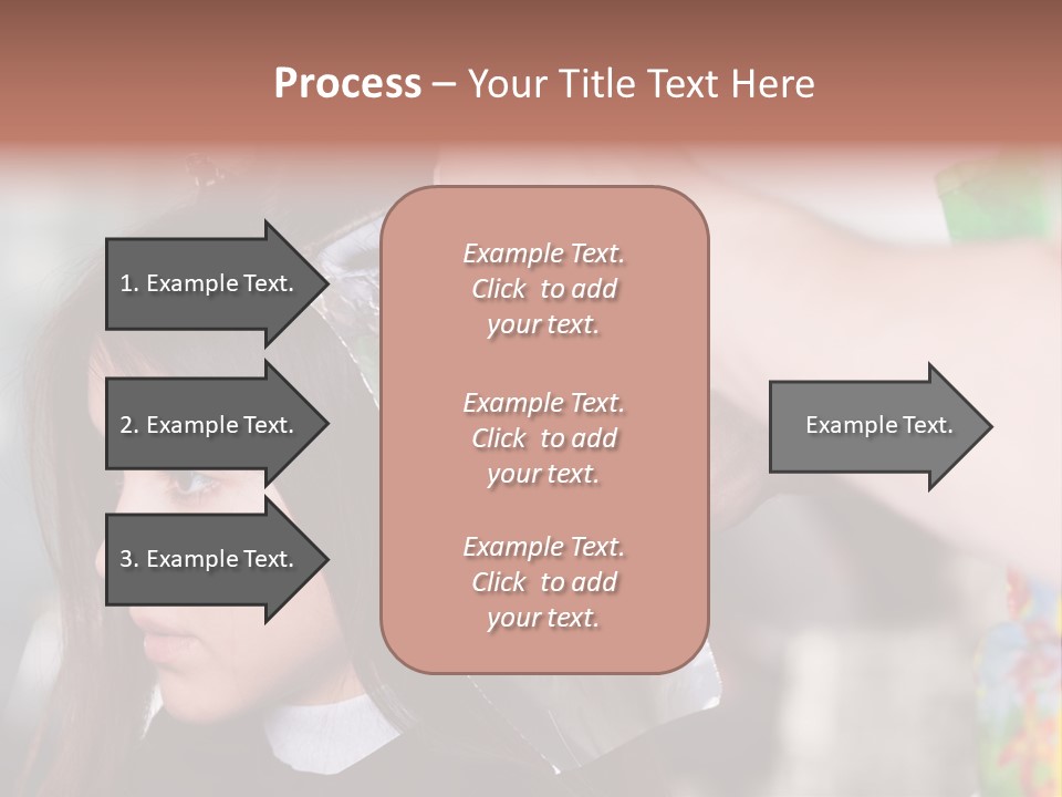 Women Haircare Work PowerPoint Template