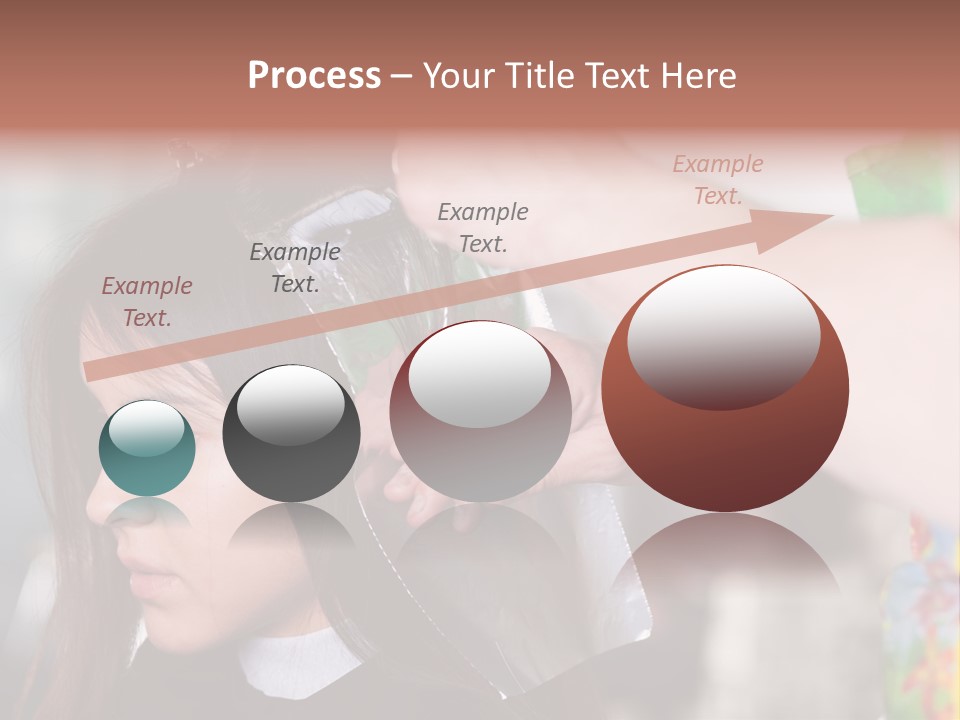 Women Haircare Work PowerPoint Template