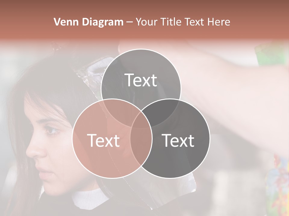 Women Haircare Work PowerPoint Template