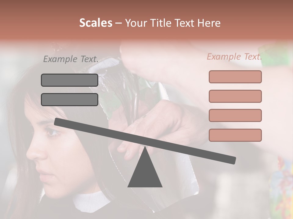 Women Haircare Work PowerPoint Template