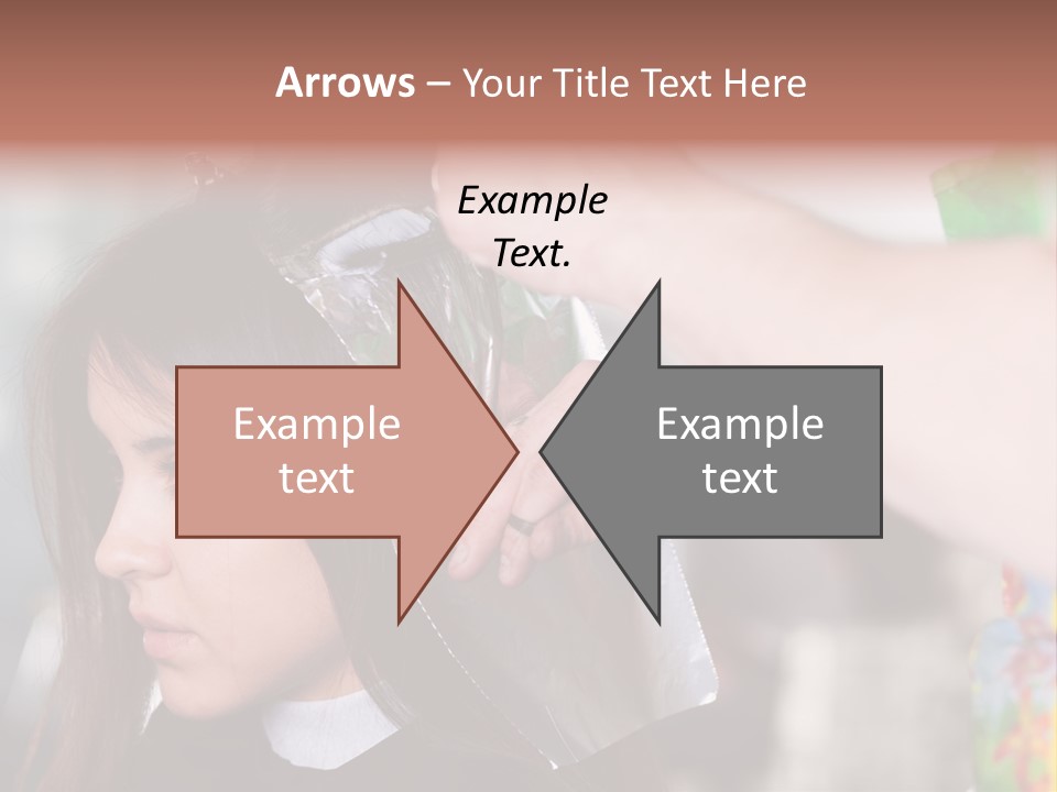 Women Haircare Work PowerPoint Template