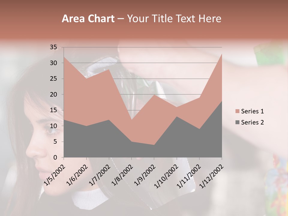 Women Haircare Work PowerPoint Template