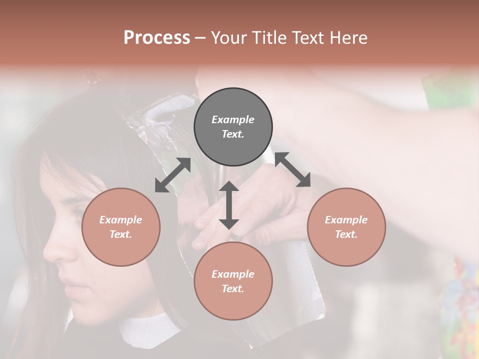 Women Haircare Work PowerPoint Template