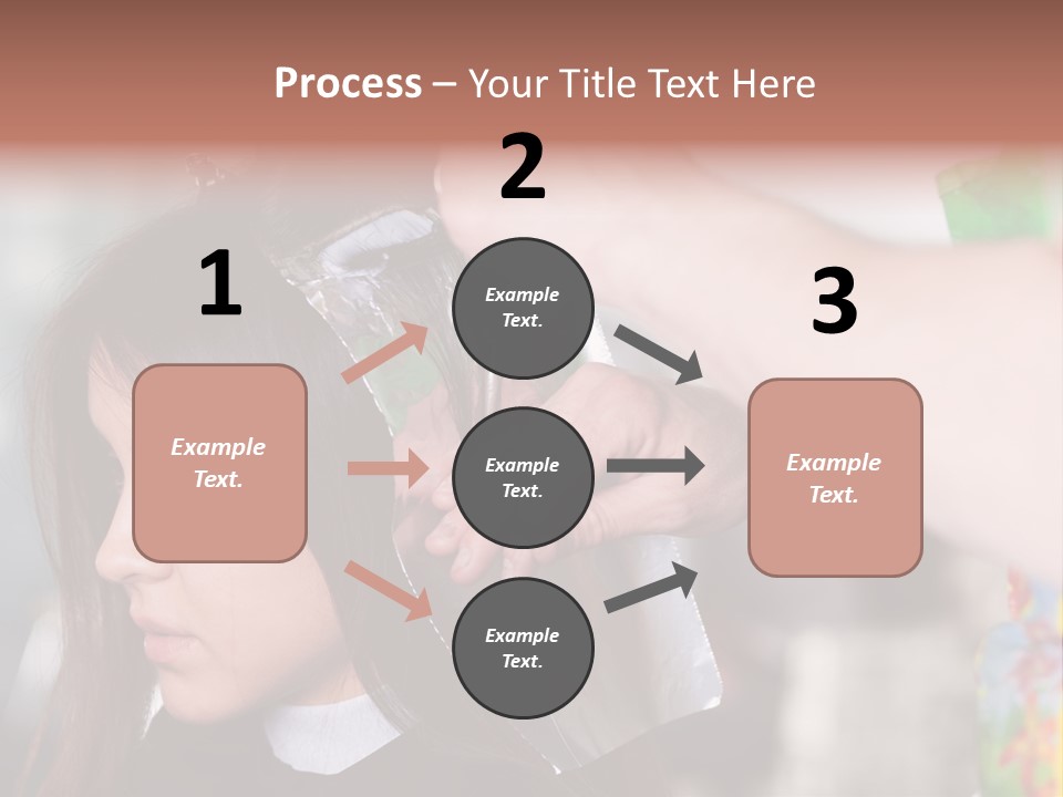 Women Haircare Work PowerPoint Template