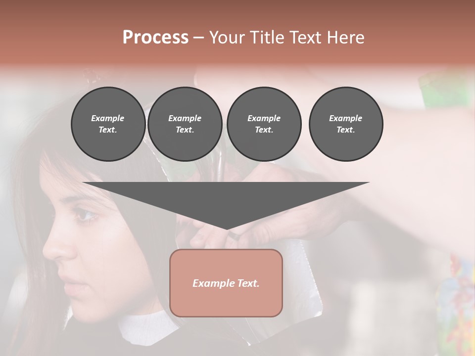 Women Haircare Work PowerPoint Template
