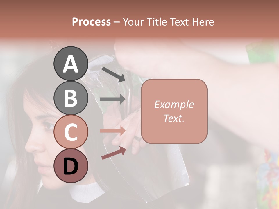 Women Haircare Work PowerPoint Template