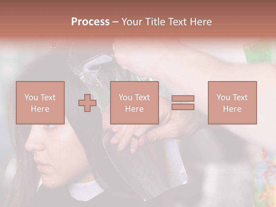 Women Haircare Work PowerPoint Template