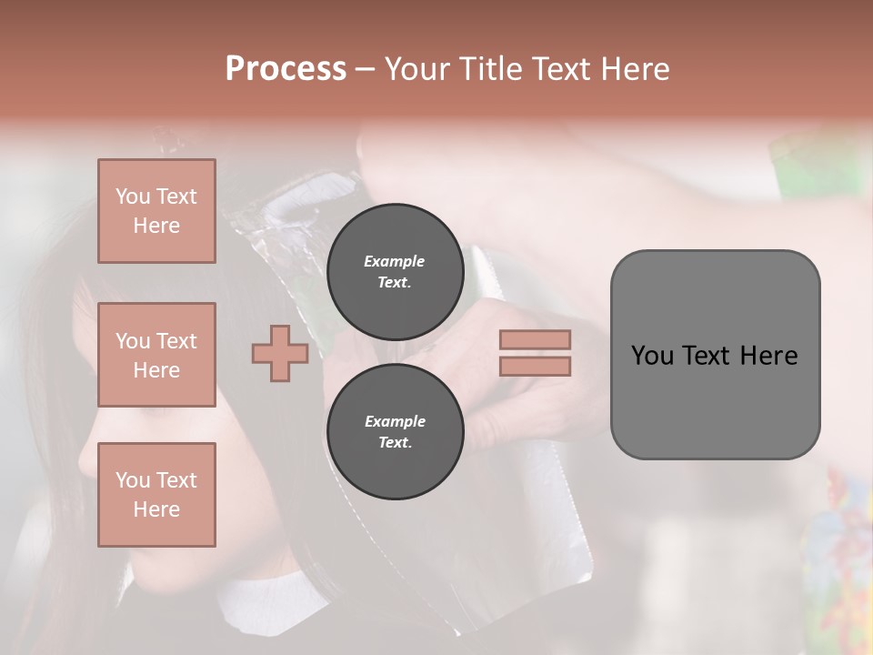 Women Haircare Work PowerPoint Template