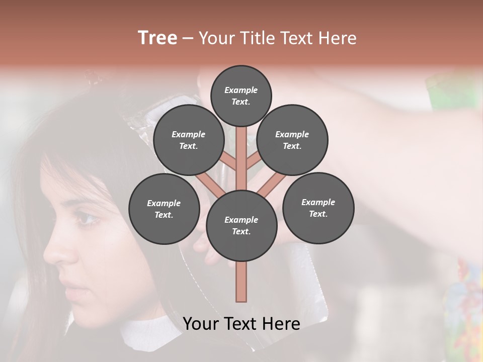 Women Haircare Work PowerPoint Template