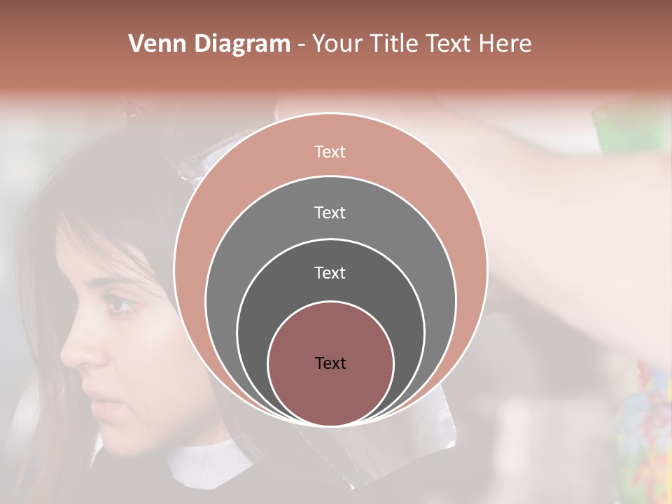Women Haircare Work PowerPoint Template