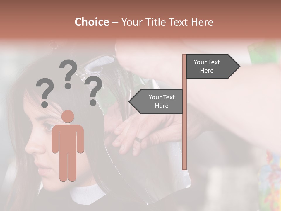 Women Haircare Work PowerPoint Template