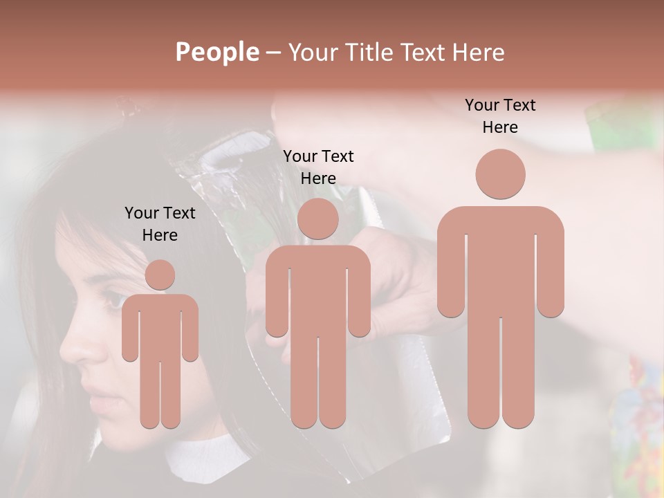 Women Haircare Work PowerPoint Template