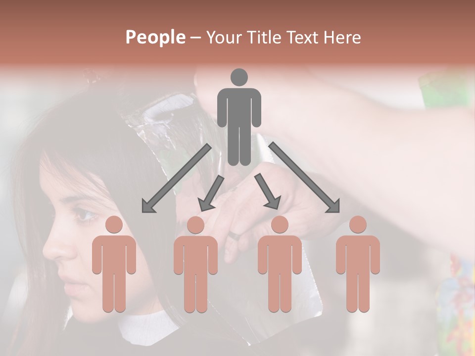 Women Haircare Work PowerPoint Template