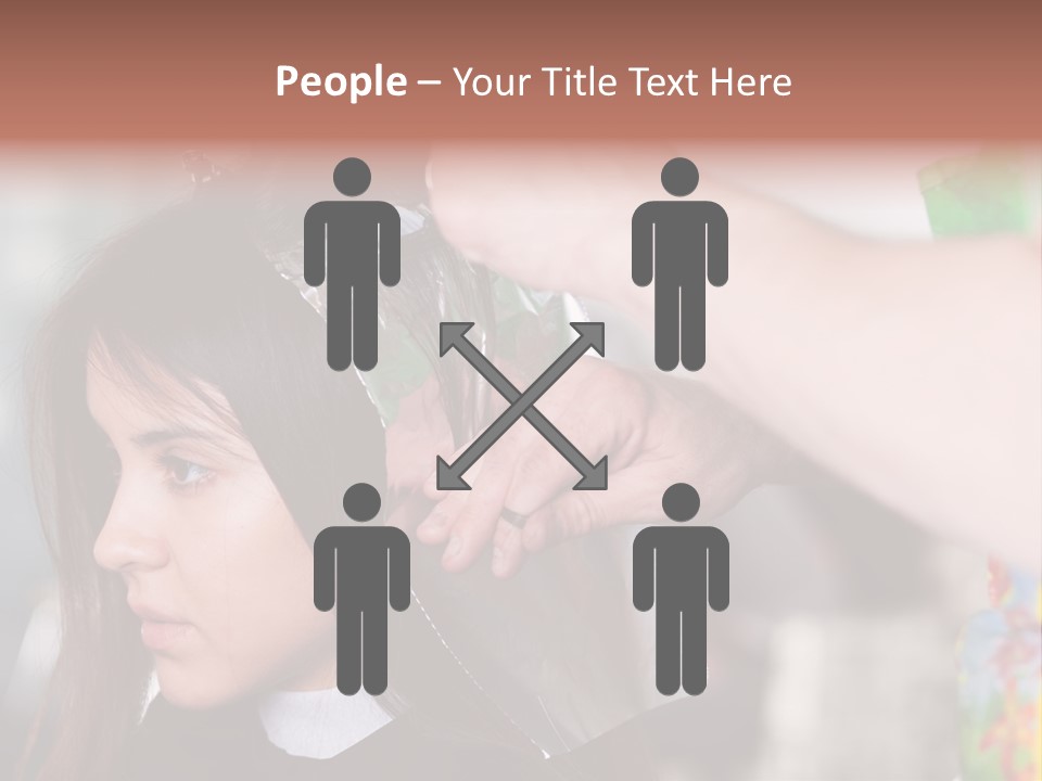 Women Haircare Work PowerPoint Template
