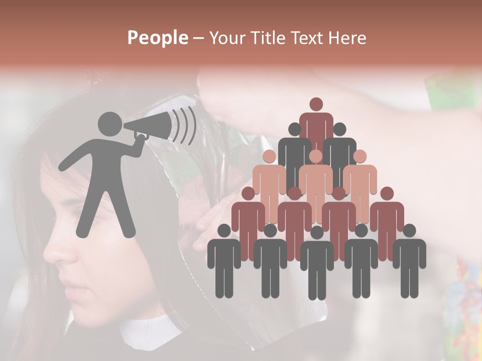 Women Haircare Work PowerPoint Template