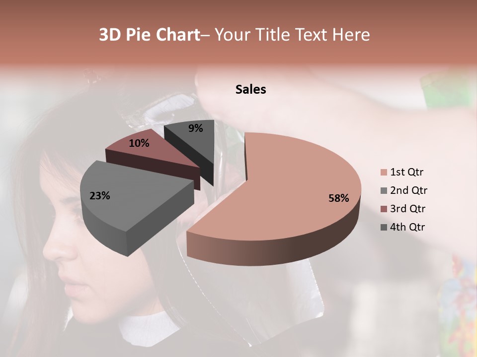 Women Haircare Work PowerPoint Template