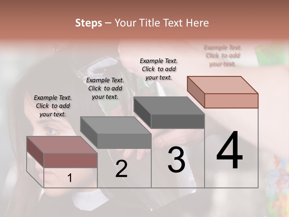 Women Haircare Work PowerPoint Template