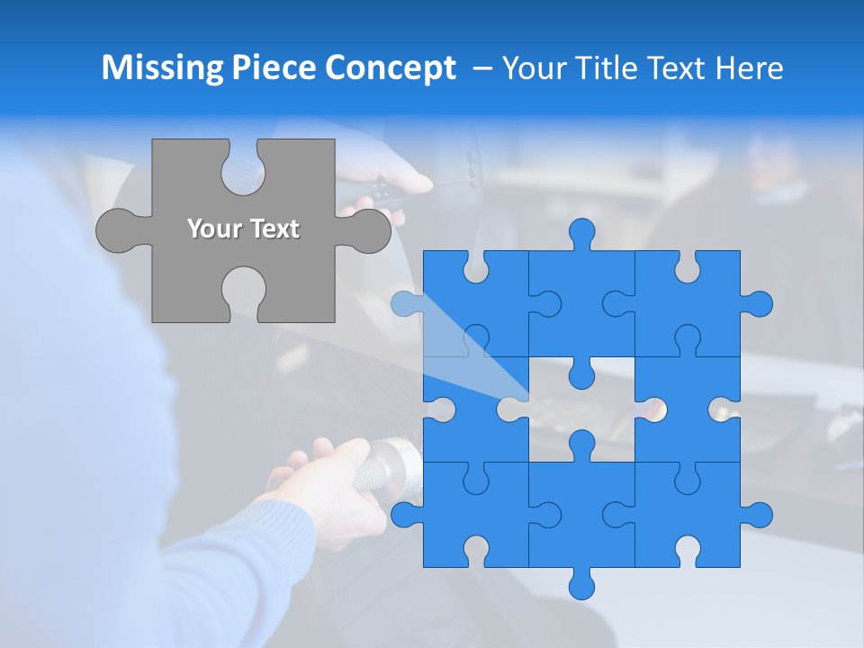 A Woman Blow Drying Her Hair In A Salon PowerPoint Template