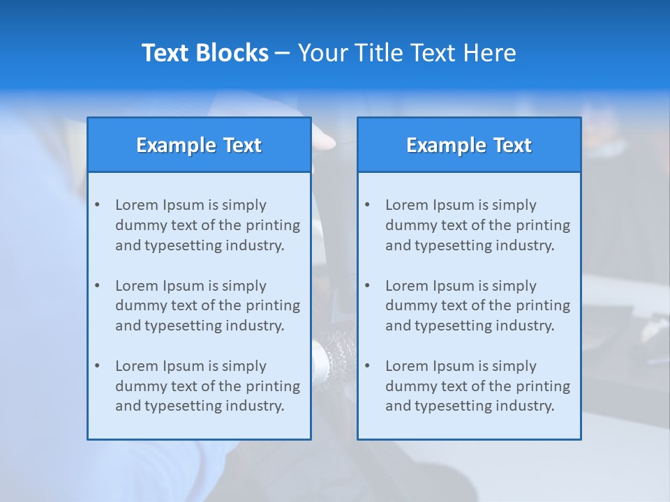 A Woman Blow Drying Her Hair In A Salon PowerPoint Template
