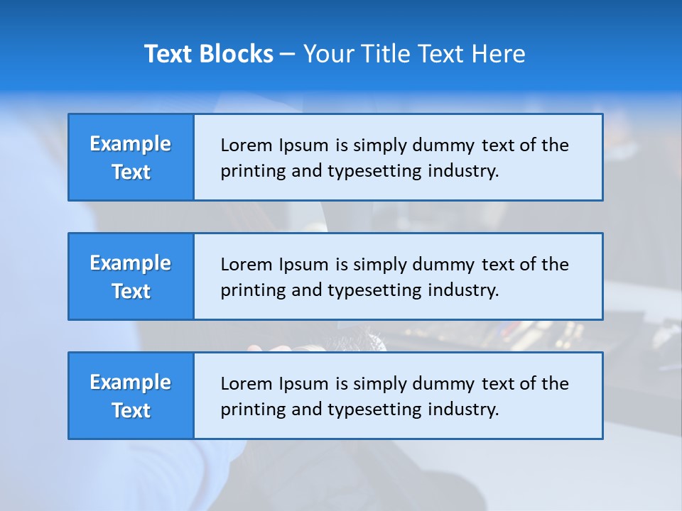 A Woman Blow Drying Her Hair In A Salon PowerPoint Template