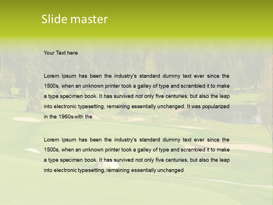 Orange Way Torii PowerPoint Template