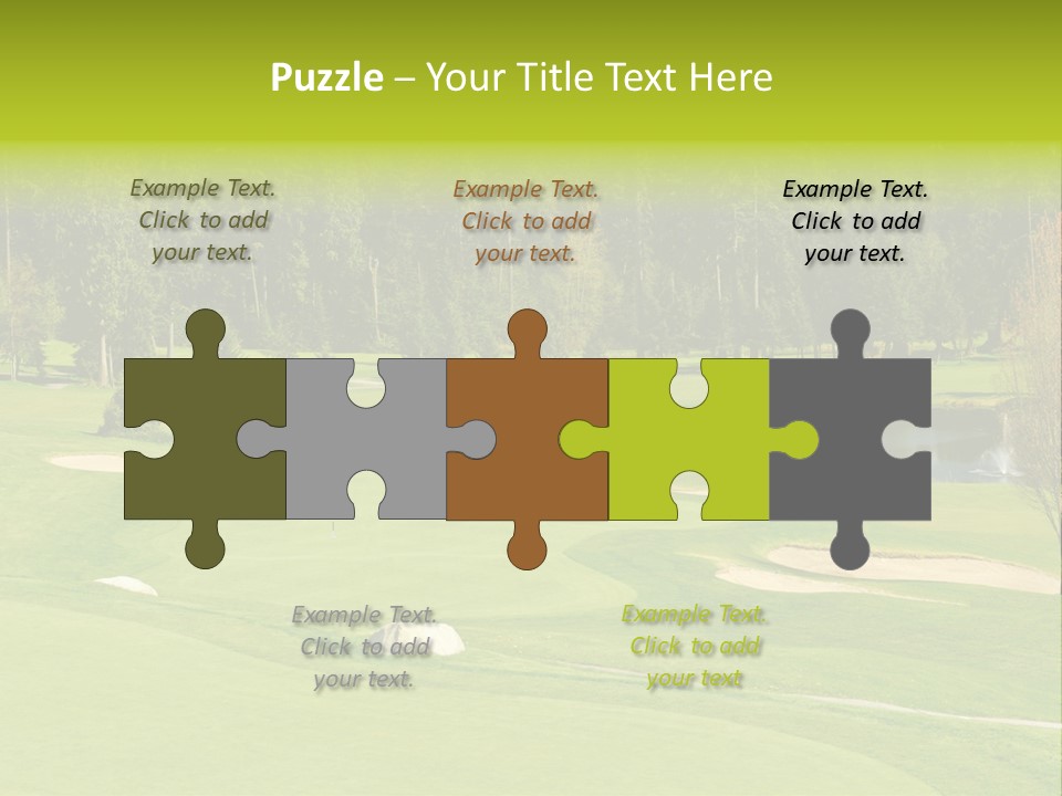 Orange Way Torii PowerPoint Template