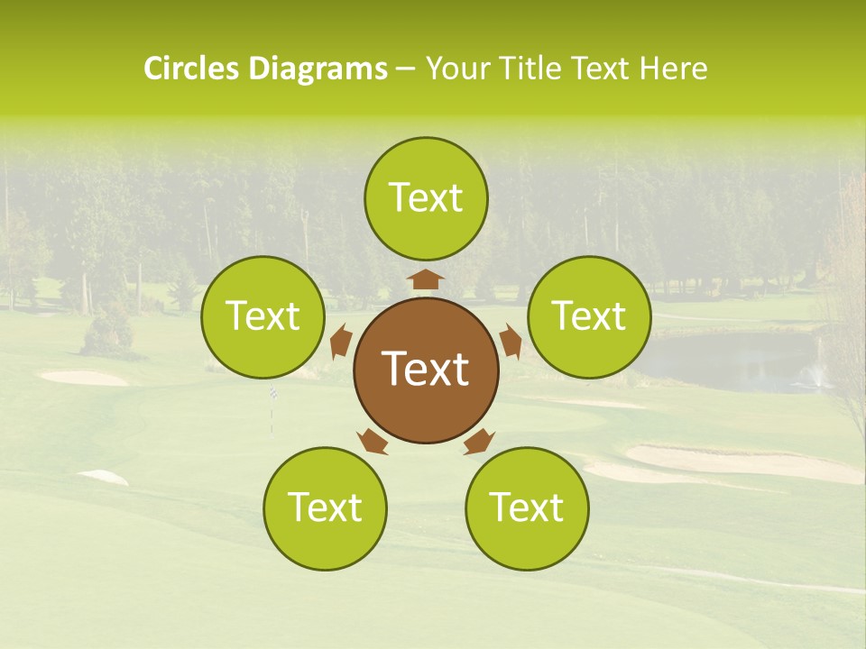 Orange Way Torii PowerPoint Template