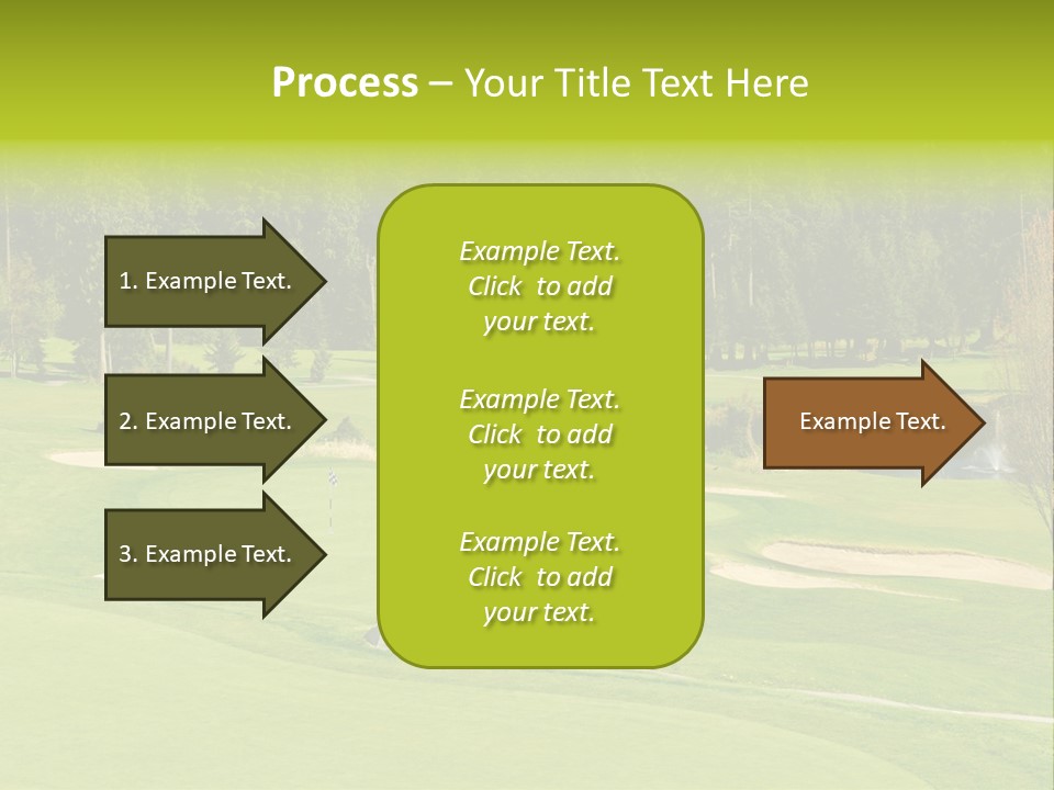 Orange Way Torii PowerPoint Template