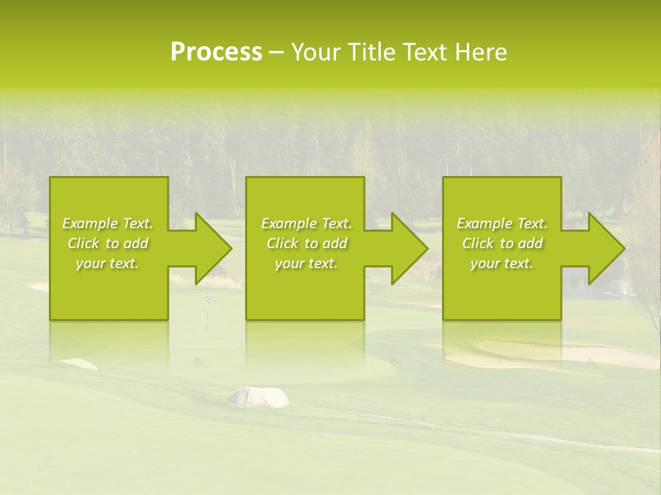 Orange Way Torii PowerPoint Template