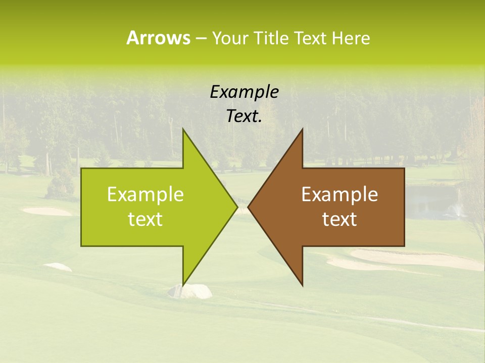 Orange Way Torii PowerPoint Template