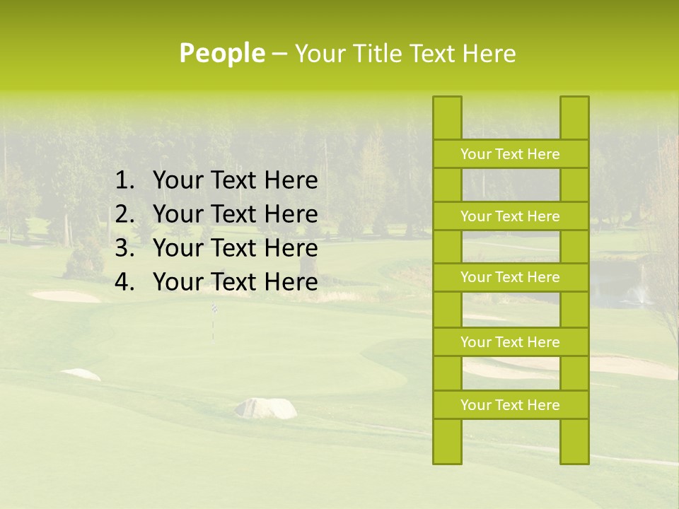 Orange Way Torii PowerPoint Template