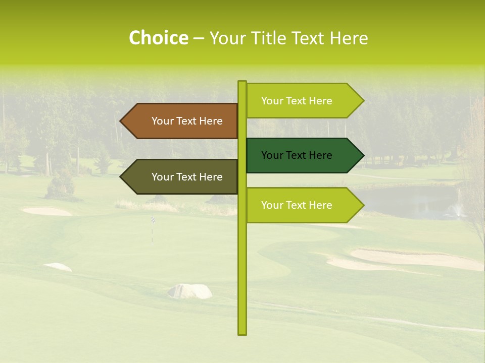 Orange Way Torii PowerPoint Template