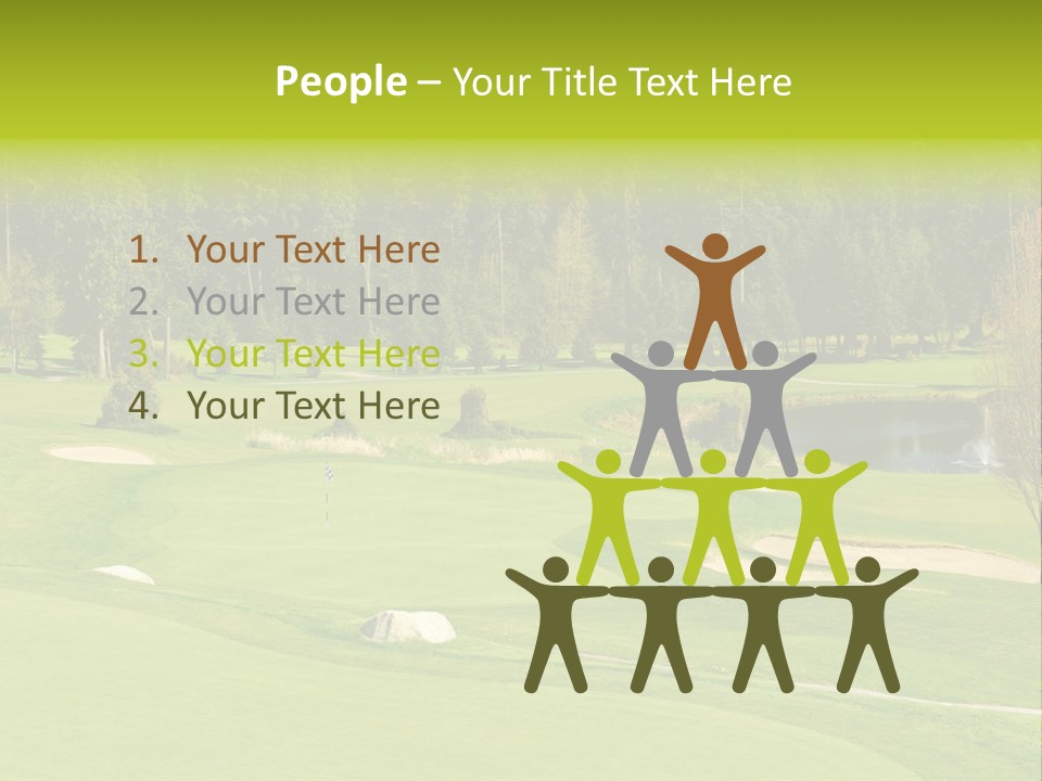 Orange Way Torii PowerPoint Template