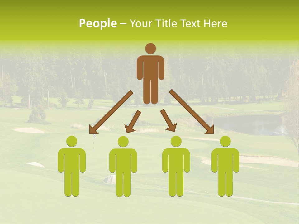 Orange Way Torii PowerPoint Template