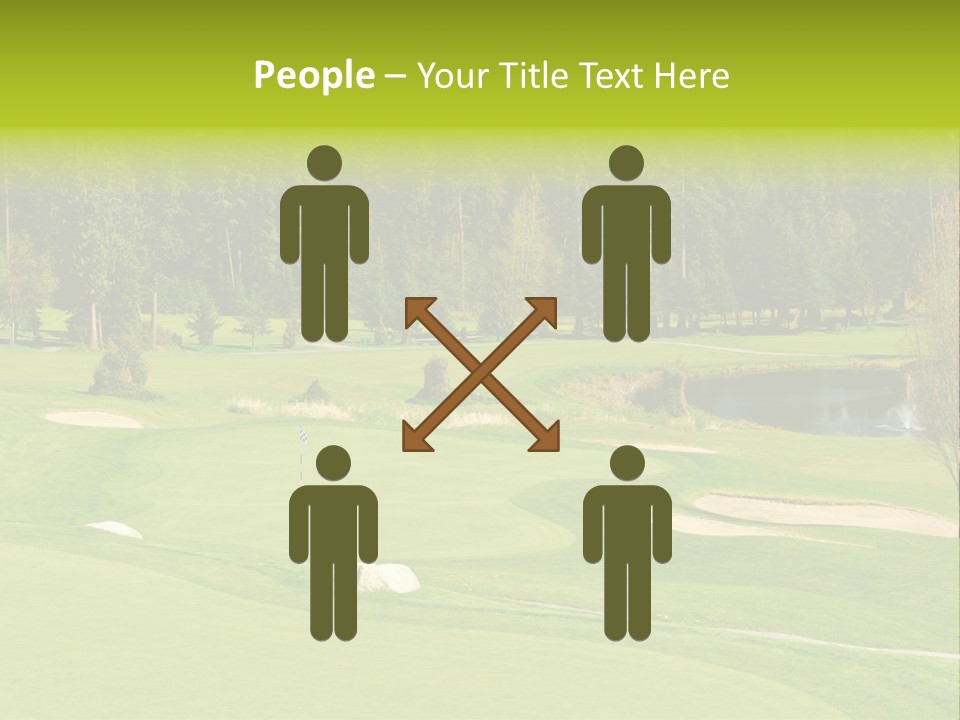 Orange Way Torii PowerPoint Template