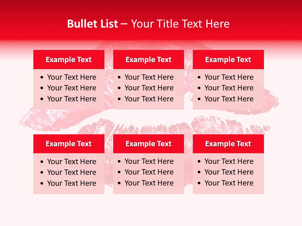 Print Pretty Erotic PowerPoint Template