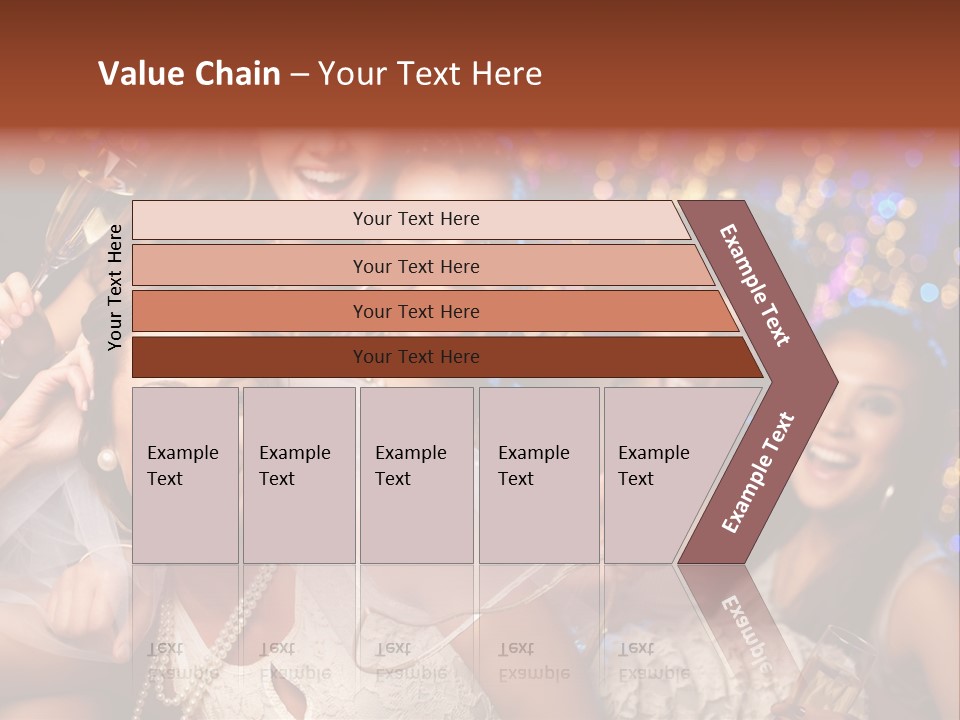 Africanamerican Positive Smiling PowerPoint Template