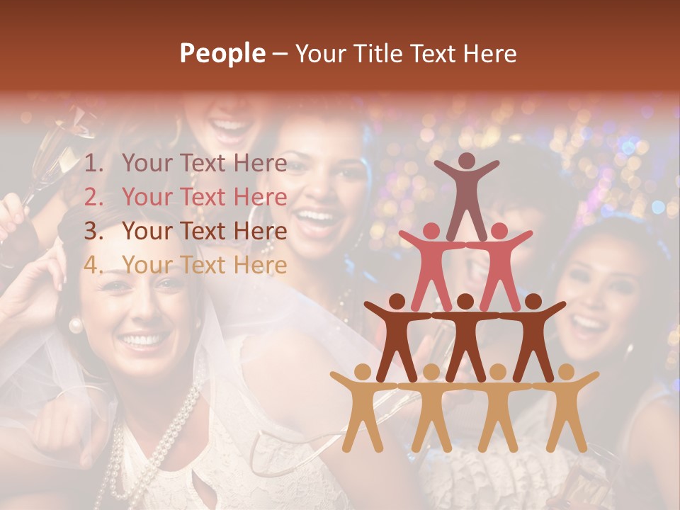 Africanamerican Positive Smiling PowerPoint Template