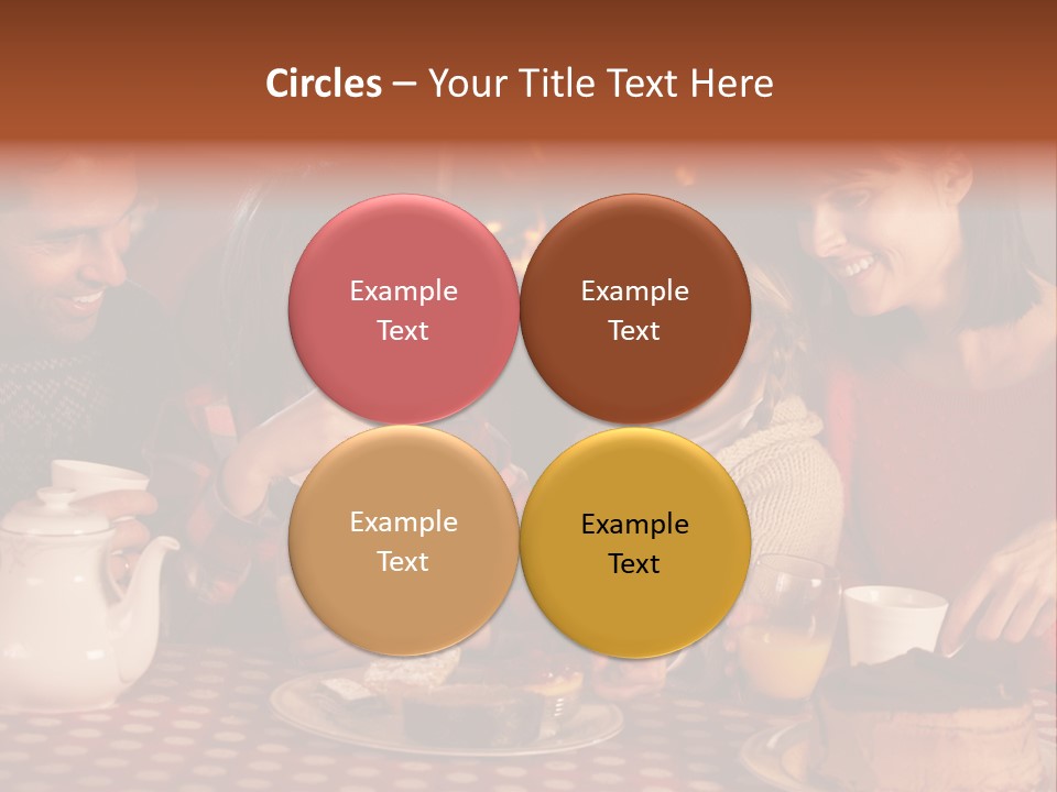 Forties Caucasian Dad PowerPoint Template